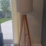 Tripod wooden Floor Lamp Image 2