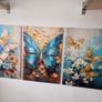 3 canvas framed 46x66cm each size Image 2