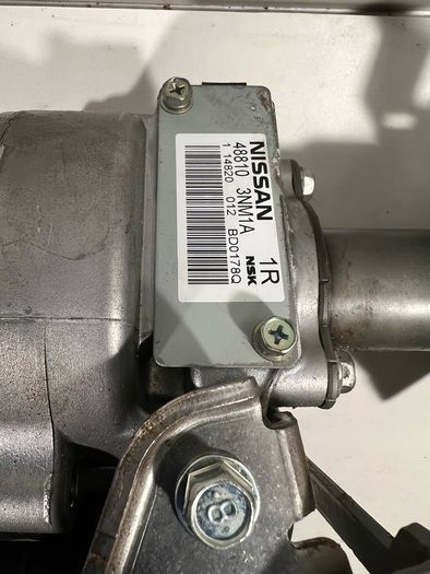 Nissan Leaf 2015 Steering Column And Ecu 48810 3nm1a A1l3b1