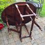 Antique mahogony dining table, gate leg. Image 5