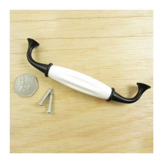 White Ceramic Handle 2 Sizes To Choose