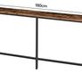 Console Table, 180 CM Narrow Long Sofa Table, Entryway Table, Industrial Sofa Table, Side Table, for Hallway, Living Room, Sturdy and Stable, Easy to Assemble, Rustic Brown Image 2