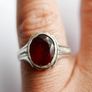 Antique Carnelian Sterling Silver Ring size N1/2 - 3,5g Image 7