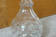 Vintage Waterford Crystal Decanter: Glendore Pattern, Laurel Leaf