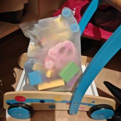 Wooden walker baby