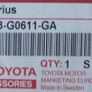 Genuine Toyota Prius ZVW20 Roof Rack / Cross Bars (Alum.) Image 2