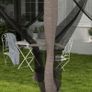 3.25 x 3.25m Deluxe Metal Gazebo, with Curtains - Brown and Grey Image 9