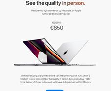 Apple Grade renewed MacBooks.