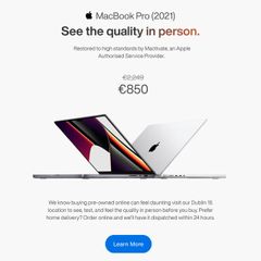 Apple Grade renewed MacBooks.