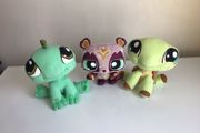 Bundle of 3 LPS Plush Soft Toys Teddies