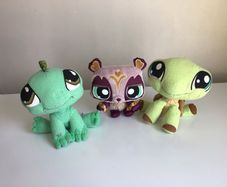 Bundle of 3 LPS Plush Soft Toys Teddies