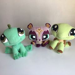 Bundle of 3 LPS Plush Soft Toys Teddies