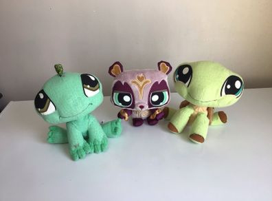 Bundle of 3 LPS Plush Soft Toys Teddies