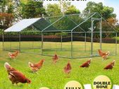 20 X 10 X 6ft Hen Run Pitched Free Roof Free Delievry