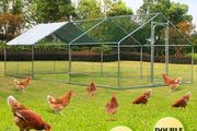 20 X 10 X 6ft Hen Run Pitched Free Roof Free Delievry