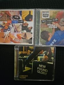 New Found Glory 3 Albums - Self- title Album, Sticks And Stones and Coming Home. 3 euros each.