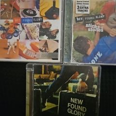 New Found Glory 3 Albums - Self- title Album, Sticks And Stones and Coming Home. 3 euros each.