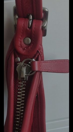 Pristine Vintage Coach Janice Legacy 9950  Red GloveTanned Leather bag / handbag