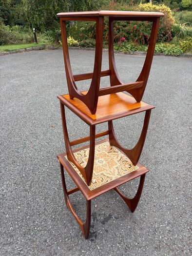 Vintage G-Plan Astro teak and nest  of Tables  c1970