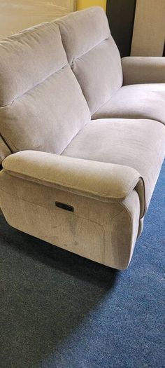 3 Seater Grey Electric reclining Sofa