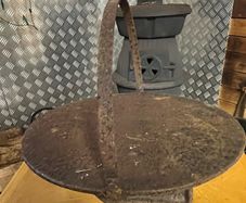 antique gypsy griddle pan