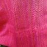vintage pink curtains, wide wool curtains Image 5