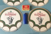 4Extra Large "Carlsberg"Elephant Beer Mats
