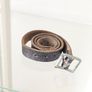 Vintage Swiss Army Military Issued Utility Leather Belt 1980s Image 4