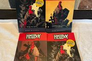 Hellboy graphic novels x 4 price is for all 4