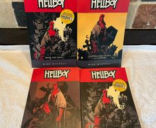 Hellboy graphic novels x 4 price is for all 4