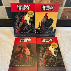 Hellboy graphic novels x 4 price is for all 4