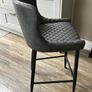 Saxon Bar Stool Grey x 6 Image 2
