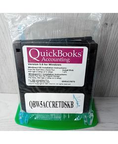 Quickbooks Accounting Version 5 For Windows 1997 Floppy Discs 1-5 - Brand New !!
