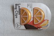 Kirkton House Lemon Bag Clips 2 Pack