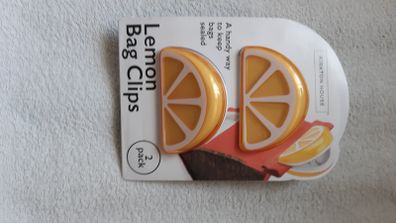 Kirkton House Lemon Bag Clips 2 Pack