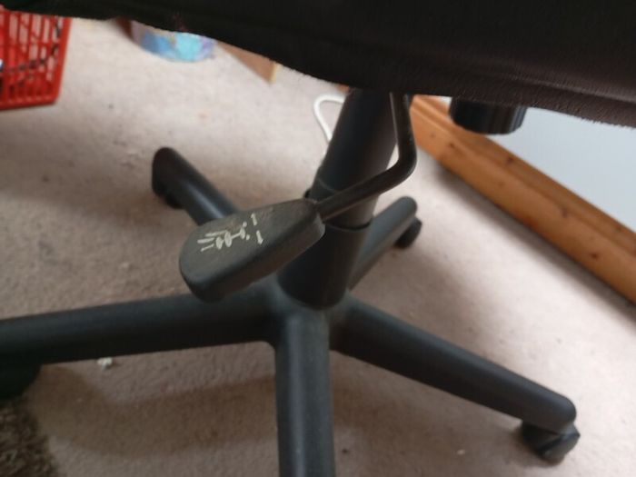 leather swivel height adjustable chair