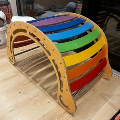 Kate Haa XXL Montessori Climbing Arch/Rocker w/cushion