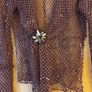 Avalon Brown  Lace  Cardigan.   Size 14.  New - No Tag. Image 2