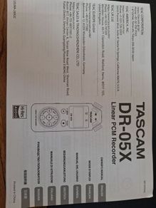tascam recorder DR 05X