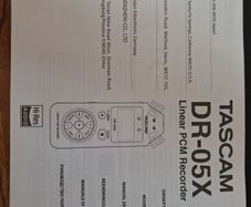 tascam recorder DR 05X