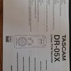 tascam recorder DR 05X