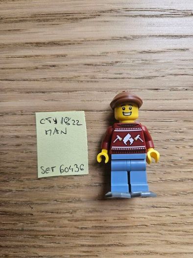 lego cty1822 christmas jumper man, set 60436