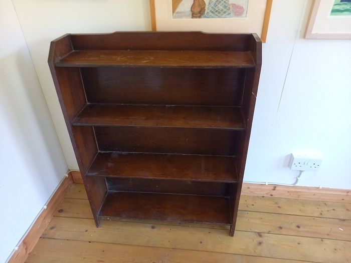 Vintage Hardwood Shelving Unit