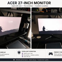 Asus monitor 27' inch : 75hz