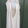 Vintage chiffon two piece wedding outfit, sz 10, 1980s, D18 post 6e Image 9