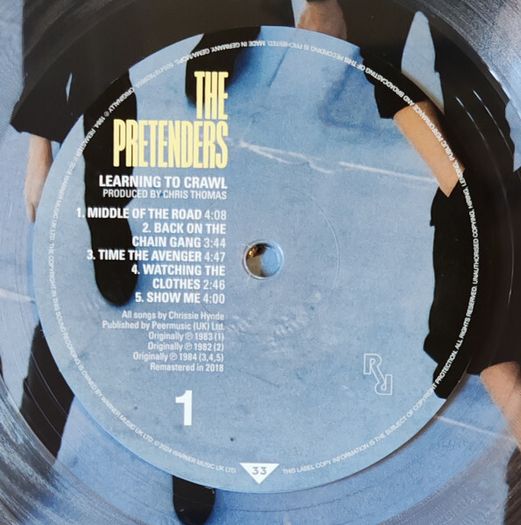The Pretenders   Learning To Crawl Limited Edition Clear Vinyl