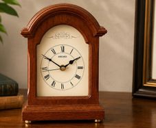 Wooden Mantel Clock (Seiko QXG328BN