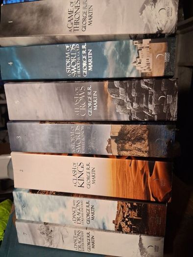 Game of Thrones books 1-7