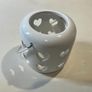 Ceramic heart themed lantern Image 3