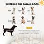 Eight-Panel Dog Playpen with Door, for Large Dogs, Indoors, Outdoors, 60cm Tall, Black Image 7